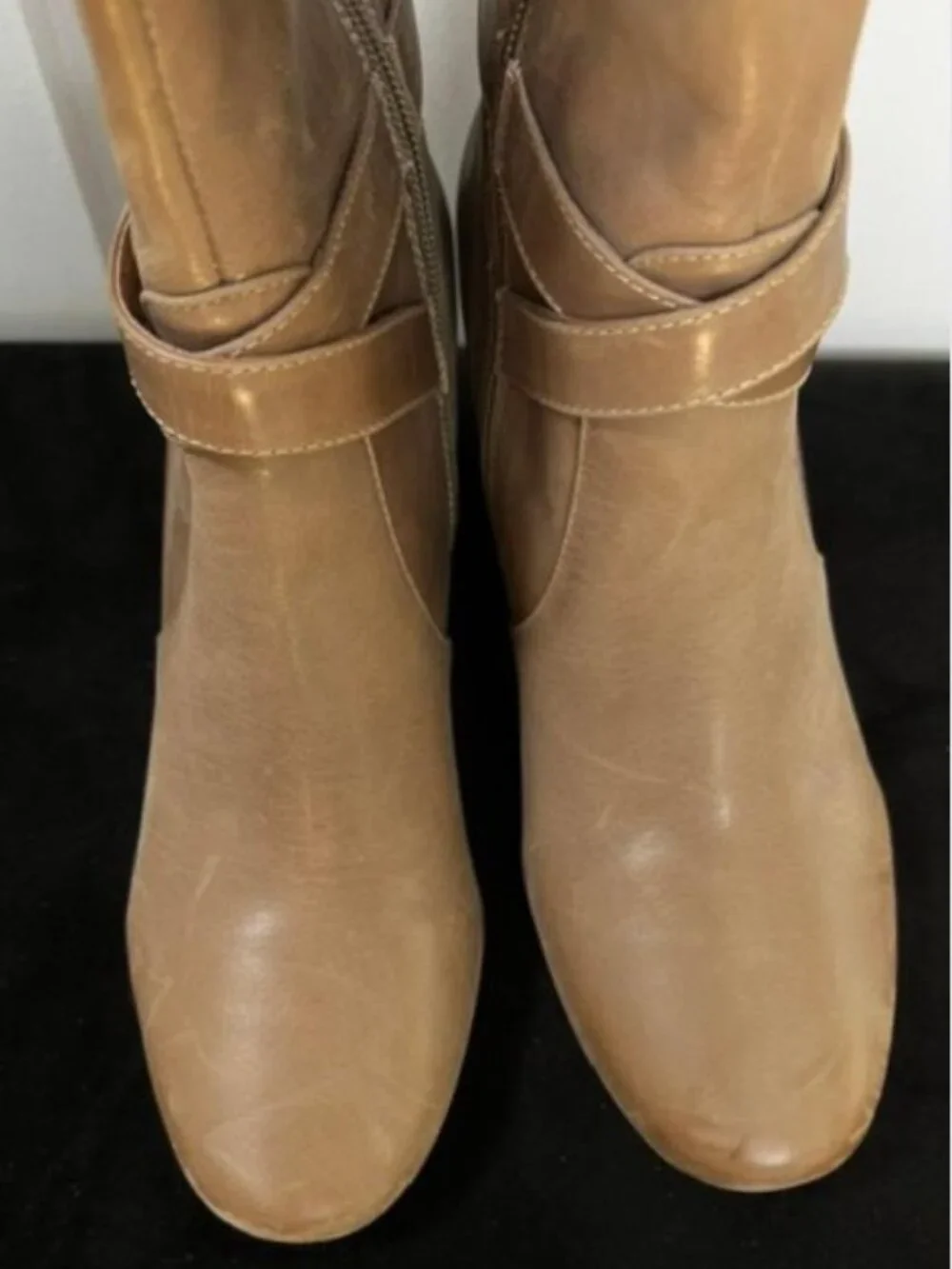 Matiko Lakota Over-The-Knee Boots in Tan Leather – Size 9 / 39 Euro - NEW